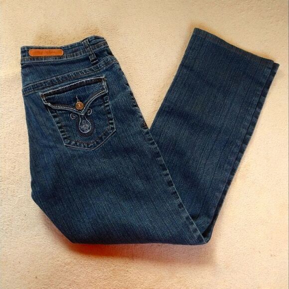 Ry Blue Denim Jeans Size 8 - Picture 1 of 9